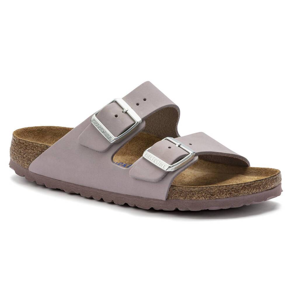 NEW BIRKENSTOCK unisex arizona soft footbed sandal in yomo lilac